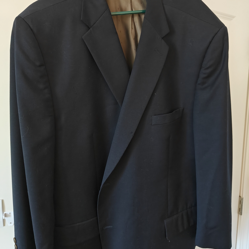 Joseph & Feiss Navy Sport Coat with Notched Lapels